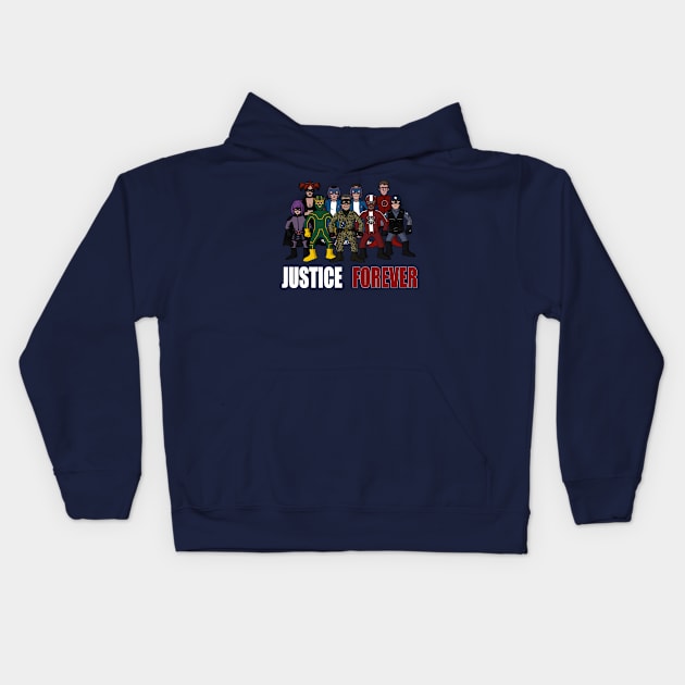 Justice forever Kids Hoodie by jasesa